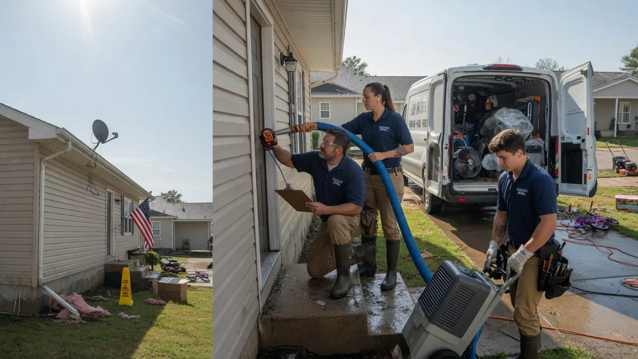 Ceiling Water Damage Restoration in Chadwick, MO near me